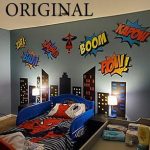 کاغذ دیواری اتاق کودکان با شخصیت های کارتونی پسرانه